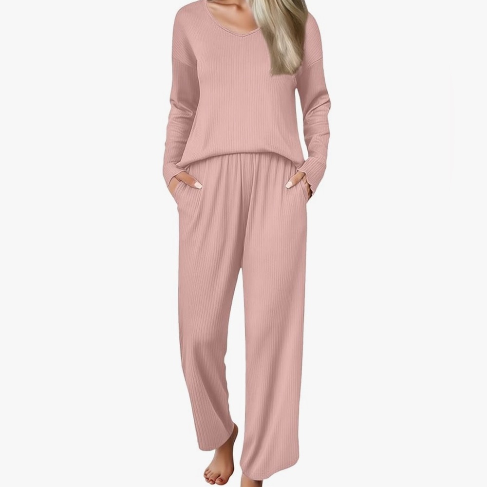 Women's Dusty Rose Loungewear Set